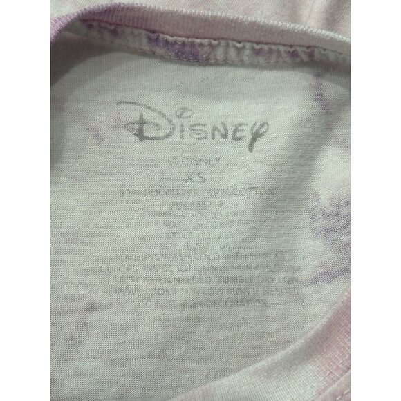 Disney Alice In Wonderland Tie-Dye Graphic T-Shirt Purple Pink Cotton Sz XS - Picture 5 of 8
